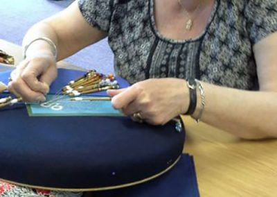 Claire Allan at work on her Idridja Mouse