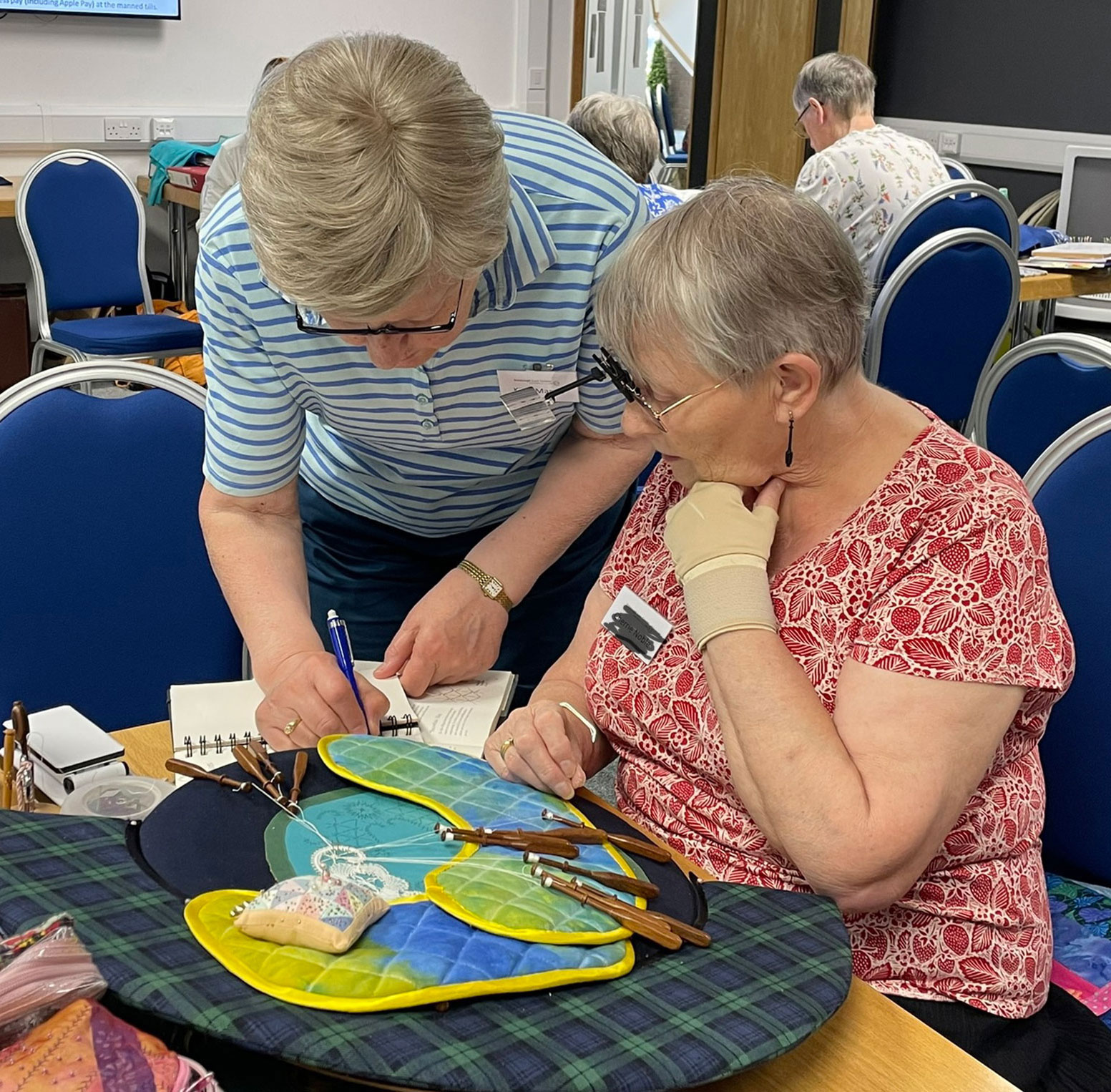 Kitty at Edinburgh Lace Course, 2022