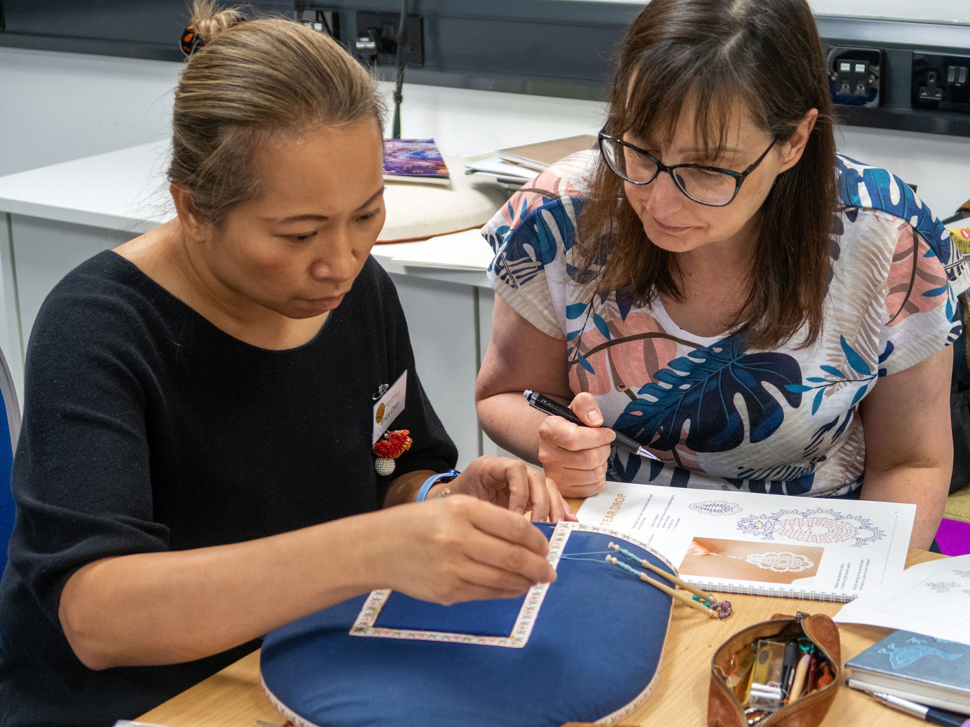 A sleigh full of presents 2019 Edinburgh Lace Course
