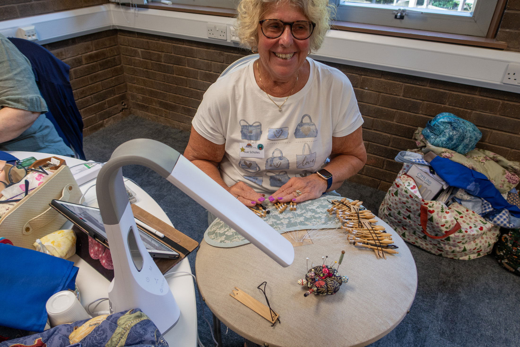 A sleigh full of presents 2019 Edinburgh Lace Course