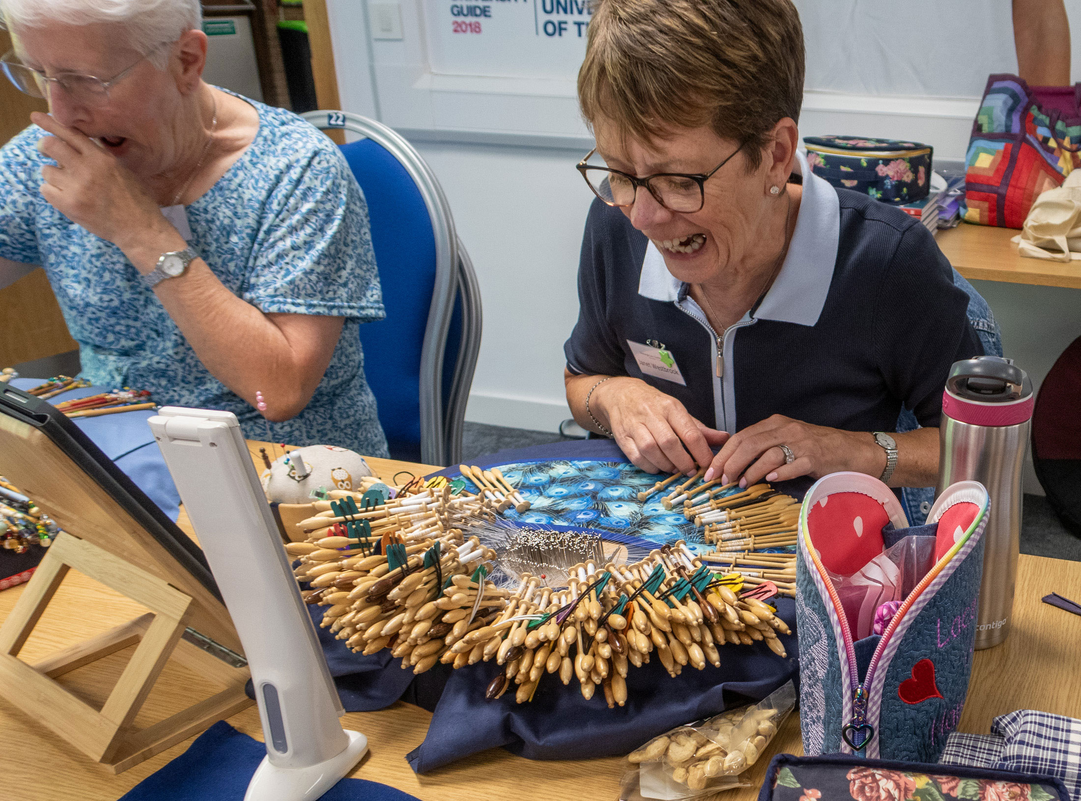 A sleigh full of presents 2019 Edinburgh Lace Course