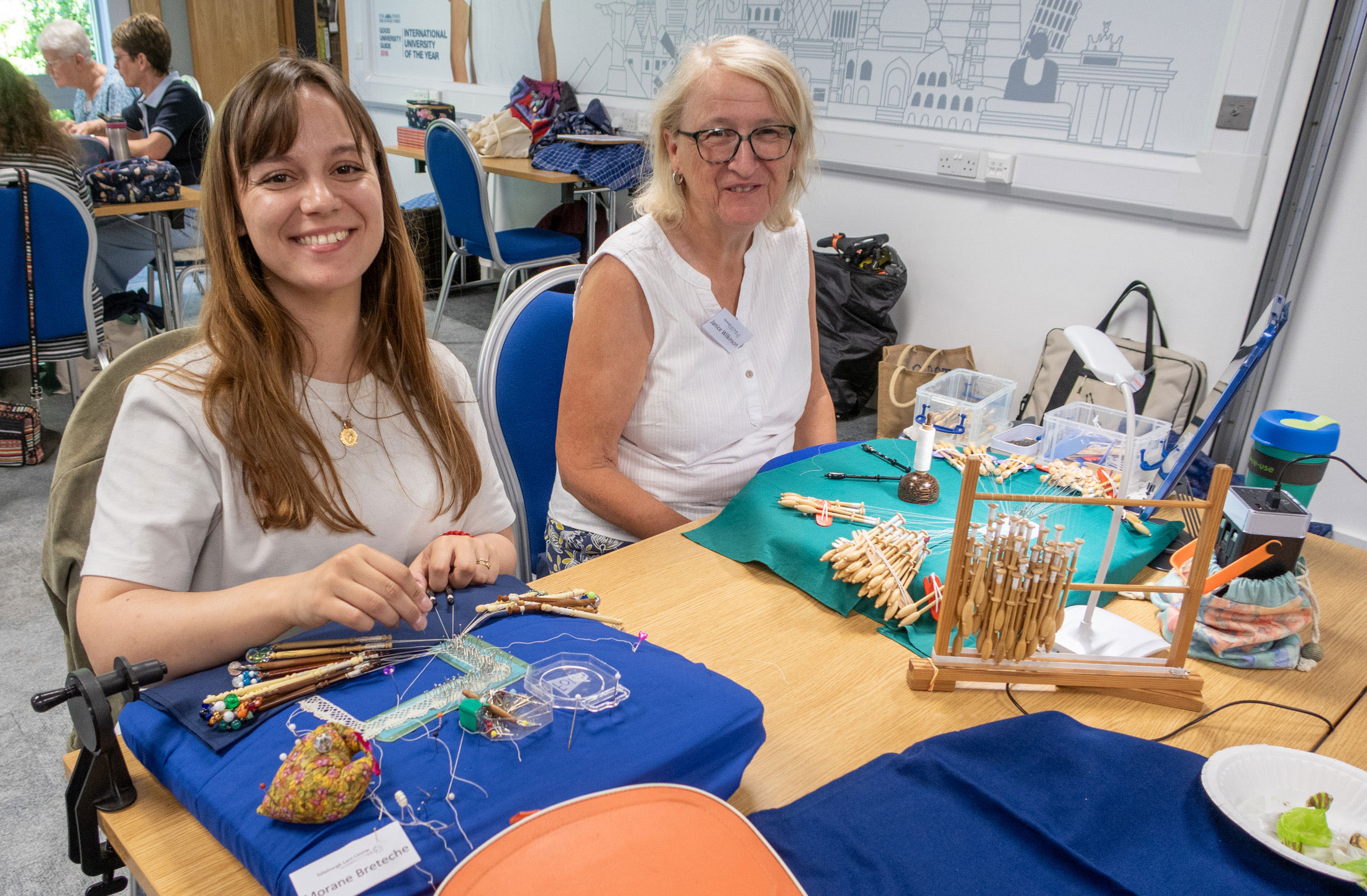 A sleigh full of presents 2019 Edinburgh Lace Course