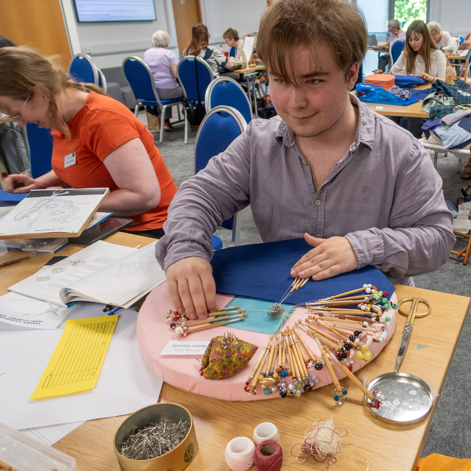 A sleigh full of presents 2019 Edinburgh Lace Course